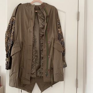 Joie brand new cotton parka guilted vest inside